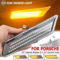 ราคา 2PCS LED Side Marker Lights For Porsche 987 Cayman Boxster 911 997 Carrera Turbo GT3 GT2 Car Turn S (49505674415)
