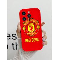 ราคา (สต็อกในไทย) เคสโทรศัพท์แมนเชสเตอร์ยูไนเต็ด โลโก้สโมสรสีแดงและข้อความเรดเดวิลสำหรับแฟนฟุตบอล (41431012657)