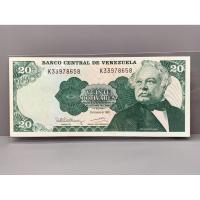 ราคา ธนบัตรรุ่นเก่าของประเทศเวเนซุเอลา ชนิด20Bolivaies ปี1992 (43612425495)