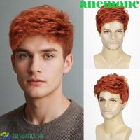 ราคา ANEMONE วิกผมหยิกสั้น, สีเขียวสีขาวสีส้มผู้ชายหล่อวิกผมหน้าม้า, ผมปลอมปุยธรรมชาติสมจริง St. วิกผม Patricks Day ชาย (44910485312)