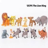 ราคา The Lion King Simba Mini Action Figure Set ประกอบด้วยท็อปเปอร์เค้กวันเกิด 12 ชิ้น (24637481854)