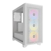 ราคา Corsair 3000D RGB Airflow White With 3xAF120 RGB Mid-Tower Case (CC-9011256-WW) (22574434768)