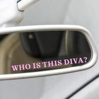 ราคา ตัวอักษรภาษาอังกฤษ "Who Is This Diva" สติ๊กเกอร์ติดรถ สติ๊กเกอร์สวย สติ๊กเกอร์แต่งรถ สติ๊กเกอร์ตกแต่งบ้าน (48460493597)