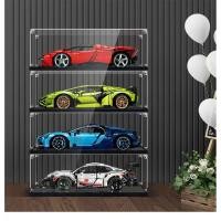 ราคา กล่องแสดงอะคริลิค62*30*20cm ,1:8 Lamborghini Bugatti รถ Porsche 911 Ferrari Lego F1กล่องโมเดลรถแข่ง (28669451848)