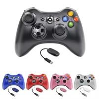 ราคา ไร้สาย 2.4G สําหรับ Xbox 360 Gamepad พร้อม PC Receiver จอยสติ๊ก Joypad สําหรับ Xbox 360 คอนโซลรีโมทคอนโทรล Gaming Controller (52462406914)