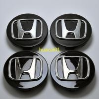 ราคา HC 4 ชิ้นสีดําล้อขอบศูนย์หมวก 69 มม.สัญลักษณ์ Hub สําหรับ Honda Civic Accord CRV XRV Civic Odyssey (25494559626)