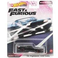 ราคา 1/64 Hot Wheels Premium Fast & Furious 70 Plymouth AAR Cuda Rubber Wheel Model Car (56511646803)