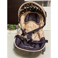 ราคา เปลเด็ก เปลโยก ยี่ห้อ Katoji รุ่น Happy Baby สีน้ำตาลลายจุด พร้อมหลังคา (10787547881)
