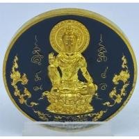 ราคา (202) เหรียญพระแท้ จี้พระ เหรียญบรมครูตาขุนโหร เนื้อฝาบาตร ลงยาสีดำ รุ่นพ่อให้รวย โดย หมึก ท่าพระจันทร์ (40208253606)