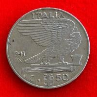 ราคา เหรียญประเทศอิตาลี Italy 50 centesimi ปี 1941 เหรียญ​ต่างประเทศ (28471322765)