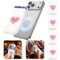 ราคา เคสใส่บัตรสีขาวป้องกัน RFID หนังพียูคุณภาพสูง 3 ช่อง ติดมือถือ ลายจดหมายรักสไตล์โรแมนติก (55161292290)
