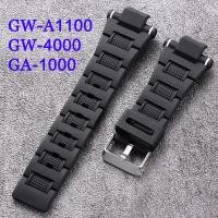 ราคา สายนาฬิกาเรซินสําหรับ Casio G-Shock GW-A1100 GW4000 GA1000 GRAVITYMASTER นักเรียนนาฬิกาอิเล็กทรอนิกส์สร้อยข้อมือยางซิลิโคนสายนาฬิกาสายรัดข้อมือสีดํากีฬาเข็มขัดข้อมือ (48908066807)