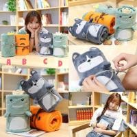 ราคา ผ้าห่มการ์ตูน ผ้าห่มขนกำมะหยี่ ขนาด 100*80 ซม. สีส้ม (4280907238)