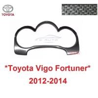 ราคา ครอบเรือนไมล์ ลายเคฟล่า TOYOTA FORTUNER 2012-2015 ครอบเกจ โตโยต้า ไฮลักซ์ วีโก้แชมป์ ฟอร์จูนเนอร์ ครอบไมล์ ครอบหน้าปัด (28729419053)
