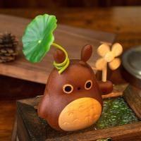ราคา Ebony Creative My Neighbor Totoro เครื่องประดับไม้เนื้อแข็ง Windmill My Neighbor Totoro Faceless ชายของที่ระลึก De (45062413010)
