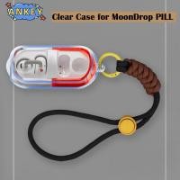 ราคา Suitable for MoonDrop PILL Bluetooth Earphone Protective Case MoonDrop PILL Transparent TPU Anti Drop Protective Case with Rope (28195089027)
