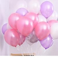 ราคา คละสี 100 ลูก 10 นิ้ว 1 ถุง ลูกโป่งมุกขนาด (57504037864)