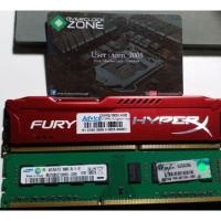 ราคา Ram ddr3 Kingston HyperX Fury 4GB/1600 (red)/Samsung ddr3 4GB/1333 (PC3-10600U) (7141125226)