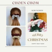 ราคา NawChristmasยางมัดผมโดนัทสีทูโทน งานเล่นแสงแฟลช✨ปาร์ตี้ สะท้อนแสง สวยหรู (19496014154)