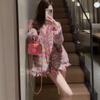 ราคา เดรสสายรุ้งเสื้อไหมพรมเก๋เก๋ (17492404994)
