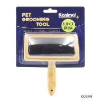 ราคา Kanimal Pet Brush แปรงสลิคเกอร์ หวีสางขน (ไร้หมุด) สำหรับสุนัขและแมว Size L ขนาด 11.5x18.5 ซม. (18335373587)