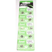ราคา ถ่านกระดุม Accell LR41 1.5V จำนวน 10 ก้อน/แพค (2705060332)
