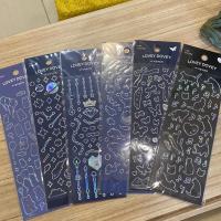 ราคา สติ๊กเกอร์พีวีซีใสกันน้ำ เมทาลิก ตกแต่งชิ้นงาน (13171273432)