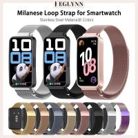 ราคา สายรัดโลหะสแตนเลส for Huawei Band 10 / Huawei Band 9/Huawei Band 8 อุปกรณ์เสริมวงแม่เหล็ก for Huawei Band 10/9/8 NFC (57051525558)