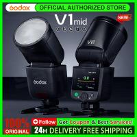 ราคา Godox V1 mid TTL HSS Li-ion หัวกลมกล้องแฟลชส่งสัญญาณไร้สาย Speedlite แฟลชสําหรับ Canon สําหรับ Nikon สําหรับ Fuji Olympus↝ (53860351768)