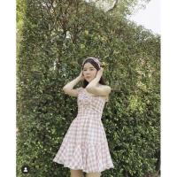 ราคา Flat2112 FT581 Rabbit inThe Garden Dress Size:M Colors:Scott-Pink (7157344766)