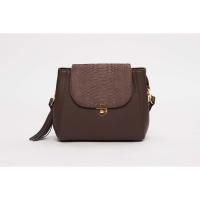ราคา Millruku กระเป๋าสะพาย รุ่น Cookie Bag In Exotic สี Brown (1054714366)