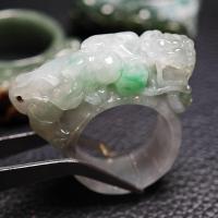ราคา แหวนหยกแกะสลักปี่เซี่ยะไซส์63 งานพรีเมี่ยม หยกแท้ Jadeite Type A (26569495185)