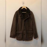 ราคา โค้ทหนังชามัวร์ สีน้ำตาลเข้ม บุขนด้านใน Bigsize (2209839173)