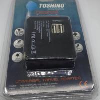 ราคา ปลั้กไฟทั่วโลก Toshino DE206 2 USB (1859226818)