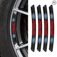ราคา สติ๊กเกอร์อลูมิเนียมติดตกแต่งล้อรถยนต์ / 4Pcs Aluminum Alloy Car Wheel Hub Stickers For Ford Ranger Fiesta Ranger T6/T7/T8 Focus Accessories (8180850413)