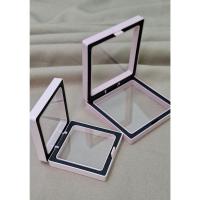 ราคา 9x9 ซม.Kotak Lutsinar Bingkai PE กล่องฟิล์มโปร่งใสสําหรับแสดงเครื่องประดับต่างหูสร้อยคอแหวนสร้อยข้อมือ (48301684009)