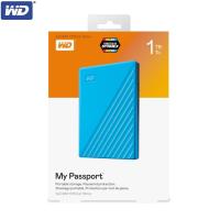 ราคา WD External Harddisk 1TB ฮาร์ดดิสก์แบบพกพา My Passport, USB 3.0 HDD 2.5" (WDBYVG0010BBL-WESN) สีฟ้า ประกัน Synnex 3ปี (9101748794)