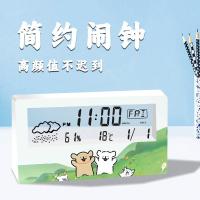ราคา alarm clock นาฬิกาปลุก เส้นลูกสุนัขนาฬิกาปลุกเงียบส่องสว่างนาฬิกาปลุกอุณหภูมิความชื้นแสดงนักเรียนช็อกทนเตียง (29645074667)