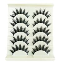 ราคา 5 คู่หนามังงะ Lashes Crisscross Messy Curly ขนตาปลอม Big Devil นุ่มธรรมชาติขนตาปลอม (26237184344)