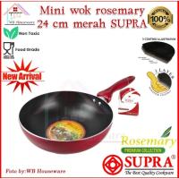 ราคา Merah Supra Brand Wokpan - โรสแมรี่กระทะจิ๋ว 24 ซม. สีแดง Supra (27175117629)