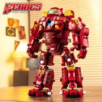 ราคา เข้ากันได้กับเลโก้บล็อกตัวต่อ Iron Man Anti-Hulk Mecha Armored Intelligence Robot 14 ประกอบของเล่น 6-10 ปี 266.5.20 (48260859656)