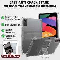 ราคา เคส Redmi Pad SE 11 / Redmi Pad SE 11 / Redmi Pad SE 11 Casing / Silicone Anti Crack Stand With Pen Slot Case Standing Clear Casing (50207312924)