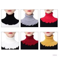 ราคา CON ปลอกคอปลอมแบบถัก เสื้อคอเต่า คอปกปลอม Dickey Collar ถอดออกได้ (46412130612)