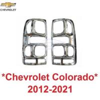 ราคา ครอบไฟท้าย สีชุบ CHEVROLET COLORADO RG Z71 2012 - 2020 ครอบไฟ เชฟโรเลต โคโลราโด้ ไฟท้าย ฝาครอบไฟท้าย ชุดแต่งไฟ CHEVY (24991768929)