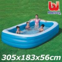 ราคา สระน้ำเป่าลม (ส่งฟรี แถมสูบลมไฟฟ้า)ขนาด 3 เมตร ยี่ห้อ Bestway (423125271)