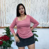 ราคา เสื้อสาวอวบเสื้อสาวอ้วนVani อก38-44นิ้ว ความยาว24นิ้ว (รูดสามเหลี่ยมแขนยาว) (19280447952)
