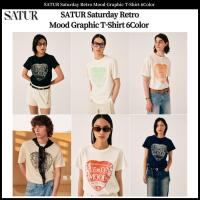 ราคา Sastur Saturday เสื้อยืดกราฟิกอารมณ์ย้อนยุค 6 สี (28603658116)