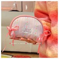 ราคา PINKY ROW - Coquette Ribbon YULIE Make Up Pouch - Make Up Wallet - Make Up Bag - Make Up Organizer - กระเป๋า (42325843496)