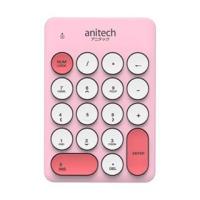 ราคา คีย์บอร์ดตัวเลข Anitech รุ่น N186 ใหม่ ปุ่มกด 18 ปุ่ม แป้นพิมพ์ตัวเลขไร้สายสีสันน่ารัก (21884613139)