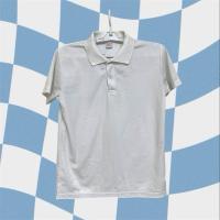 ราคา เสื้อโปโลสีขาว แขนสั้น เสื้อโปโลคอปกสีขาว เสื้อใส่ทำงานสีขาว (55659779146)